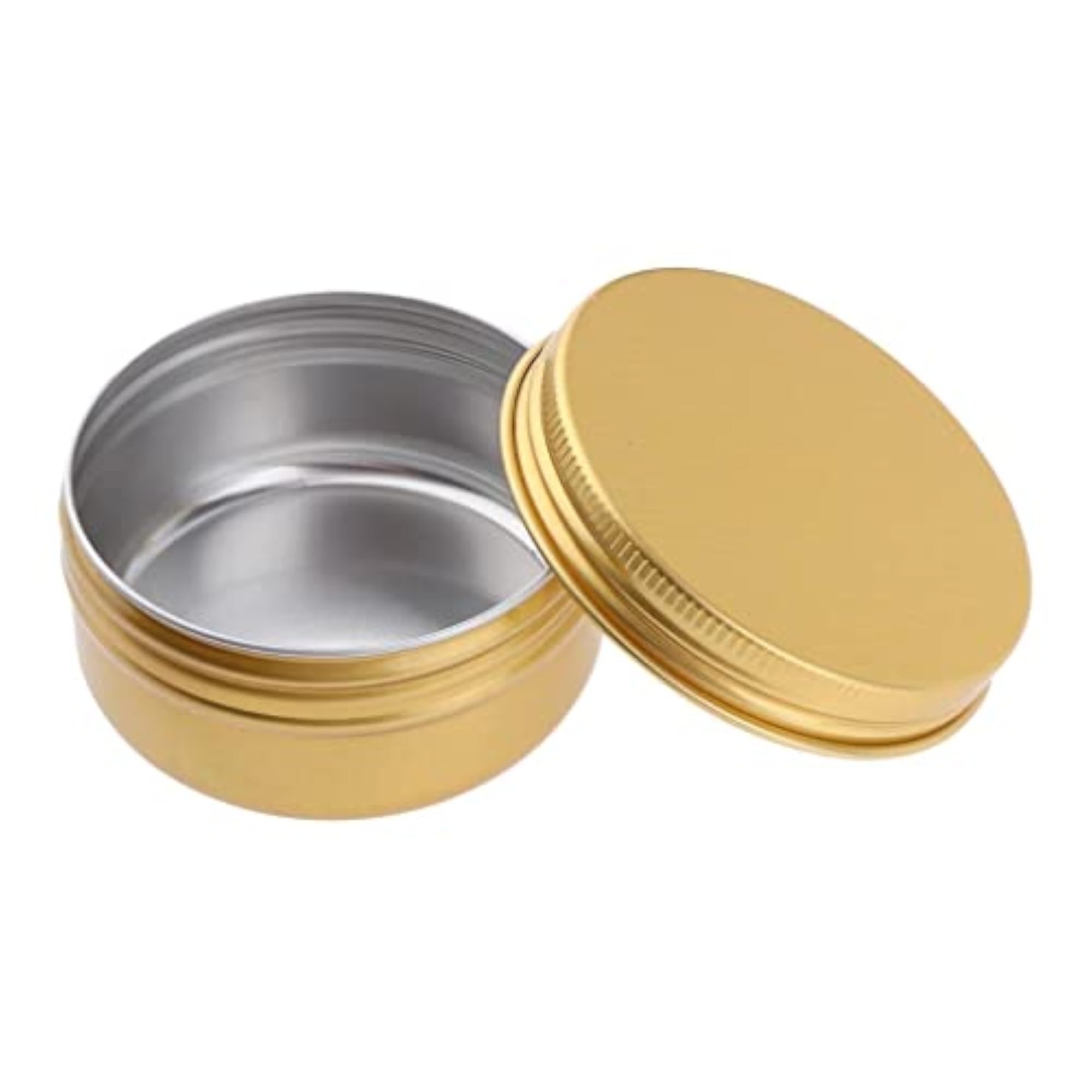 5pcs Empty Makeup Aluminium Pot Jar Tin, 50ml